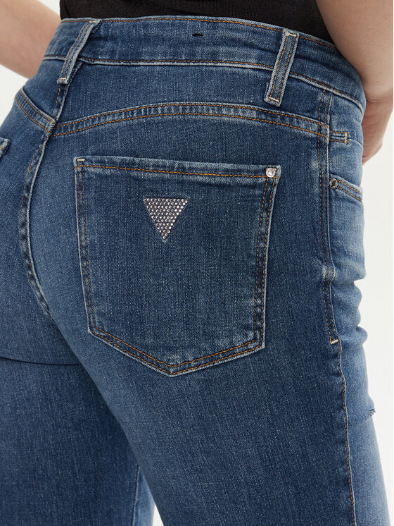 Guess Guess Džínsy W4BAJ3 D592C Modrá Skinny Fit
