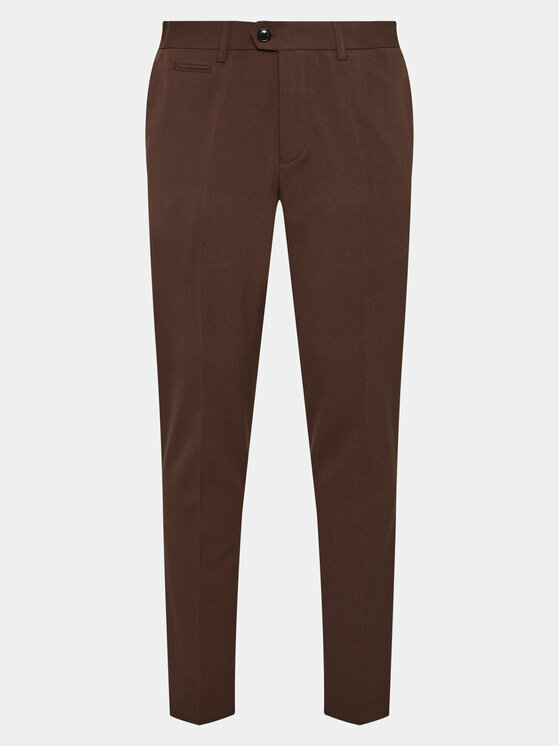 Lindbergh Pantaloni chino 30-01011 Vișiniu Slim Fit