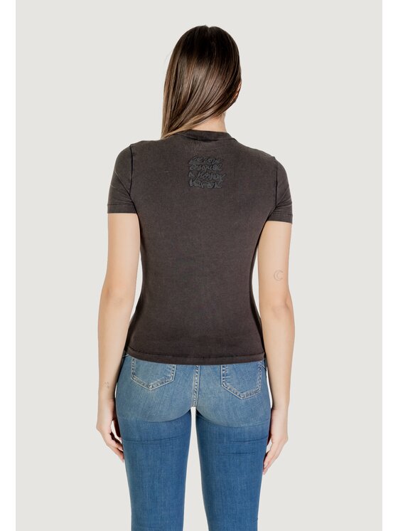 Desigual Desigual T-shirt TS_BOTANICAL_LACROIX Nero Shirt Fit