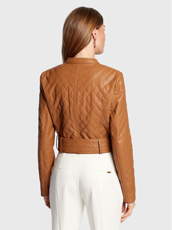 Giacca in similpelle 2BGL18 9815Z Marrone Regular