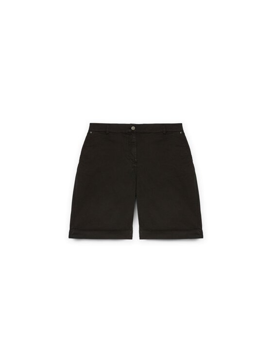 Fiorella Rubino Fiorella Rubino Szorty materiałowe P716T004798N033 Czarny Regular Fit
