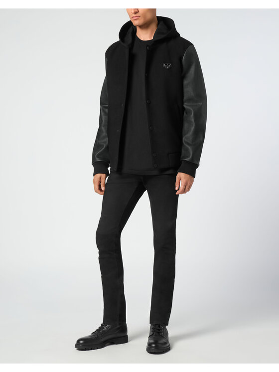 PHILIPP PLEIN PHILIPP PLEIN Bomber 9477 Nero Regular Fit