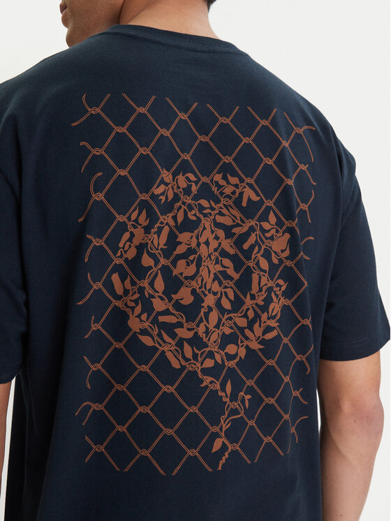 Element Element T-Shirt Anyways ELYZT00568 Σκούρο μπλε Relaxed Fit