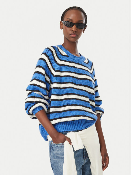 Roxy Roxy Sveter One In School ERJSW03715 Modrá Regular Fit