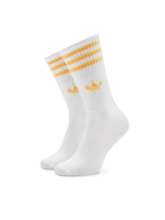 adidas adidas Σετ 3 ζευγάρια ψηλές κάλτσες unisex IX7504 Λευκό