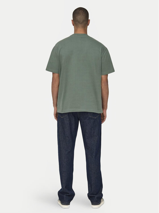 Only & Sons Only & Sons T-Shirt 22028766 Zielony Relaxed Fit
