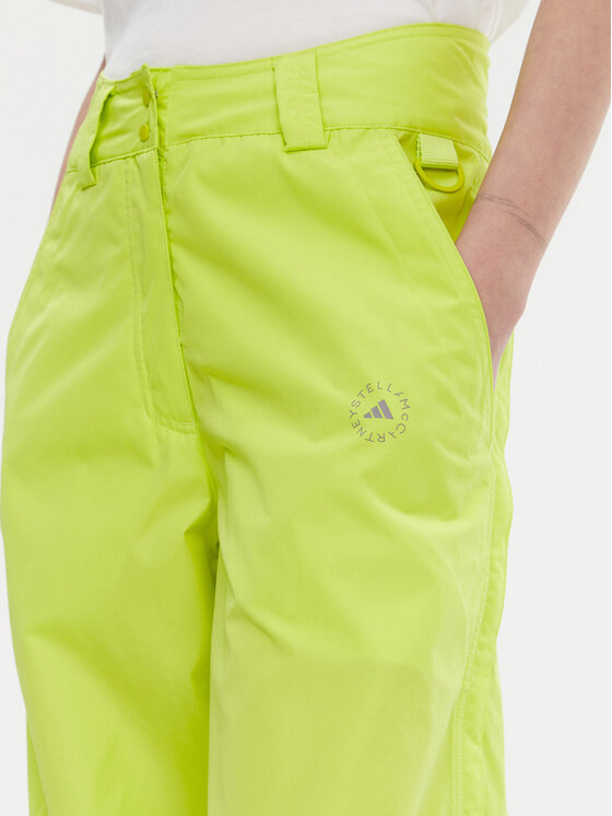 adidas by Stella McCartney adidas by Stella McCartney Παντελόνι φόρμας Stella McCartney Woven JG5783 Πράσινο Loose Fit