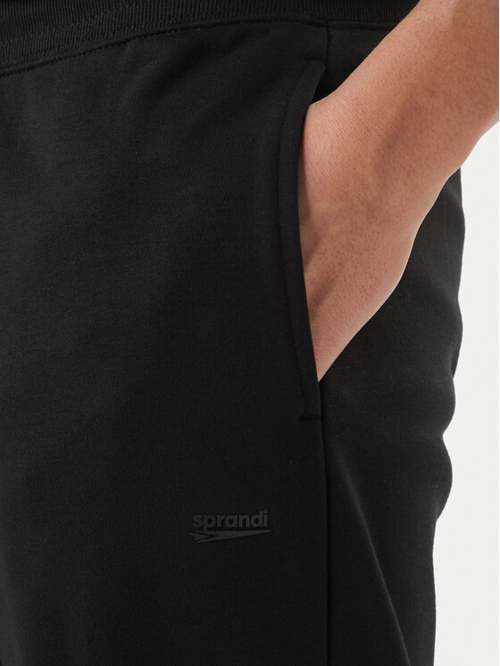 Sprandi Sprandi Παντελόνι φόρμας W126-SIMSP-1009-48X Μαύρο Regular Fit