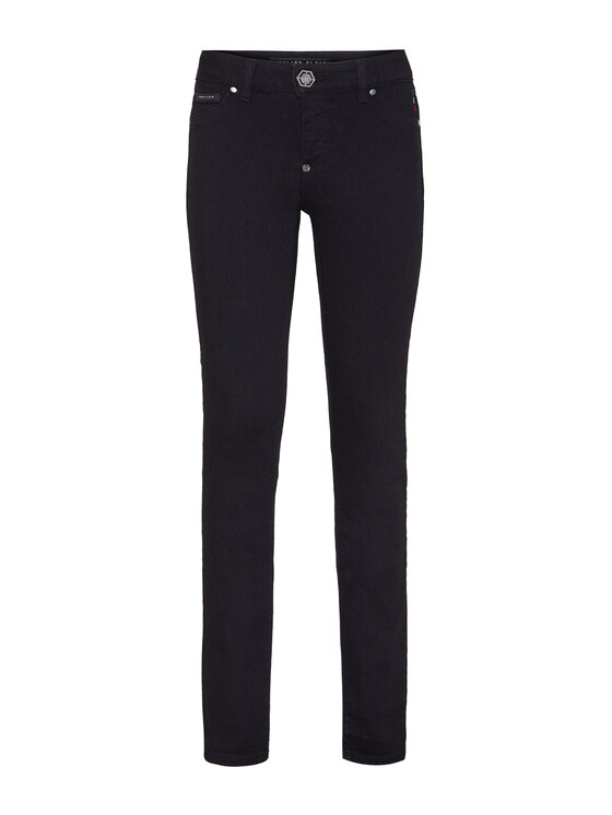 PHILIPP PLEIN PHILIPP PLEIN Jegginsy 15611 Czarny Jegging Fit
