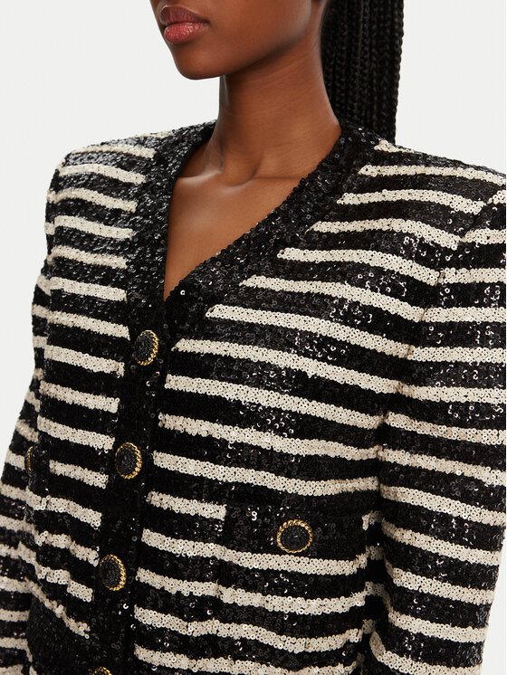 Balmain Balmain Sako DF1KL180XJ31 Čierna Regular Fit