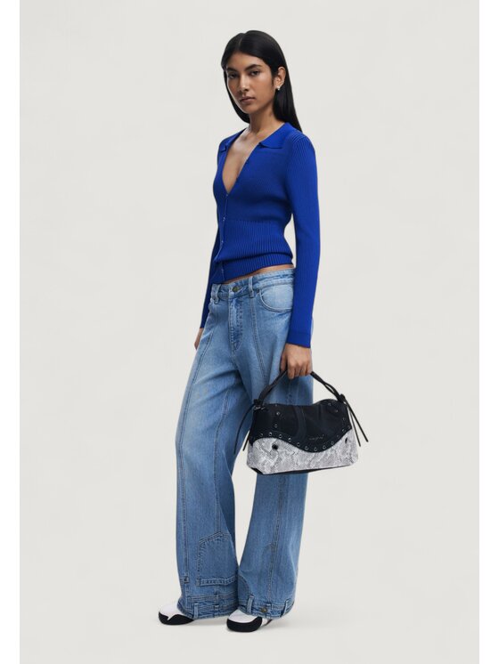 Desigual Desigual Borsetta BAG_SNAKE PATCH BERGAMO Nero