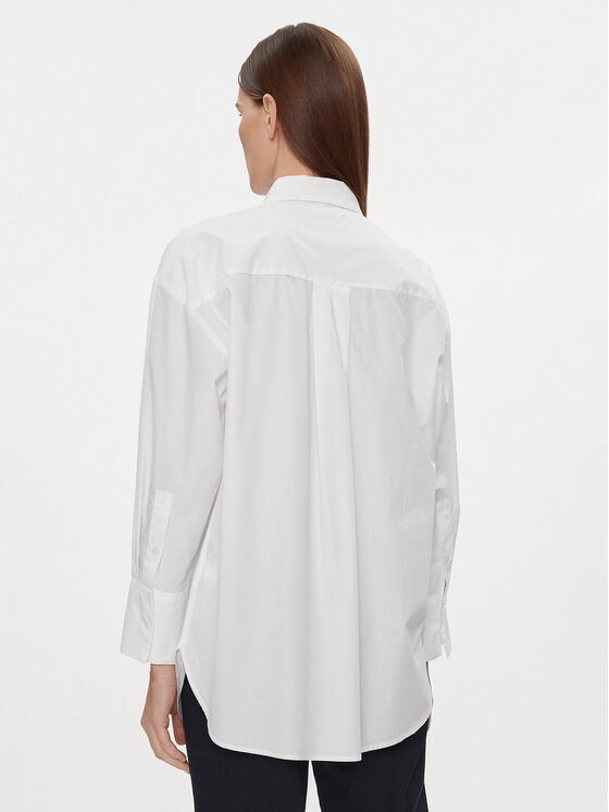 Tommy Hilfiger Tommy Hilfiger Πουκάμισο Essential WW0WW40540 Λευκό Loose Fit