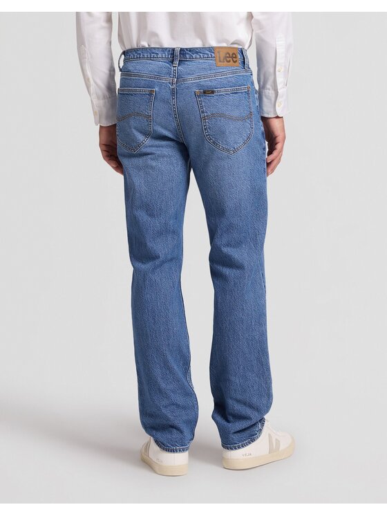 Lee Lee Jeansy WEST Niebieski Straight Leg