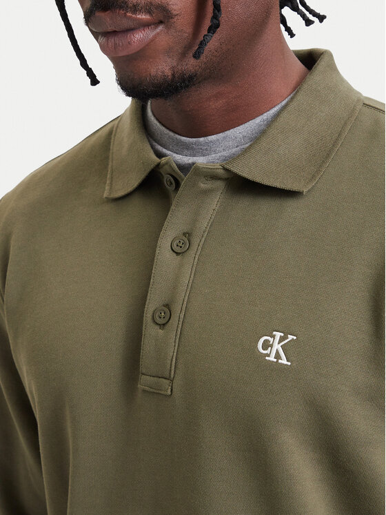 Calvin Klein Jeans Calvin Klein Jeans Polo LV04RH235G Χακί Regular Fit