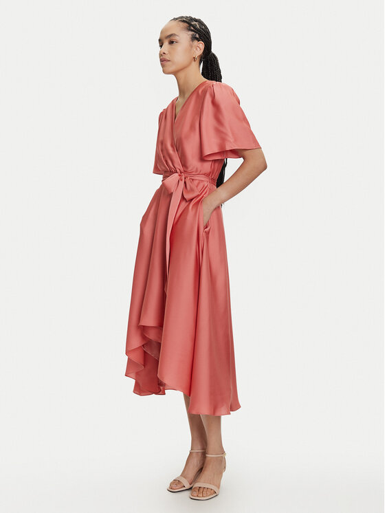 Swing Swing Cocktail obleka 5AJ04000 Oranžna Regular Fit