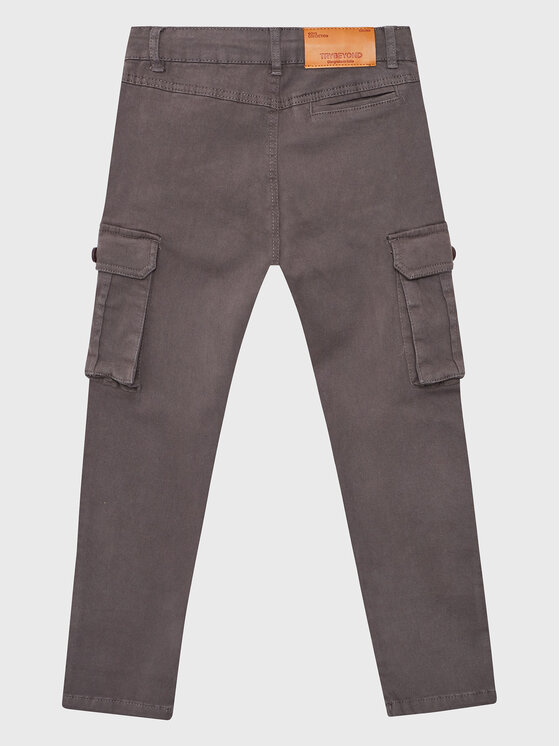 Pantaloni di tessuto 999 52498 Grigio Slim Fit