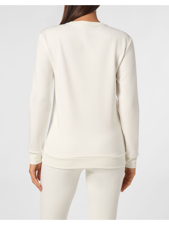Plein Sport Plein Sport Longsleeve 10195 Bianco Regular Fit