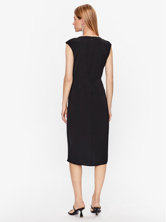 DKNY DKNY Sukienka koktajlowa DD3E2011 Czarny Regular Fit