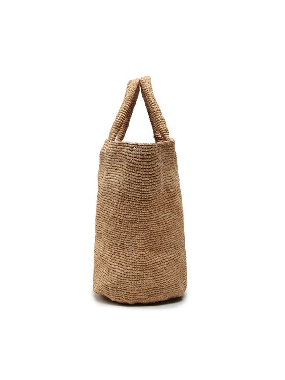 Manebi Manebi Handtasche Natural Raffia Summer Bag V 2.2 AD Braun