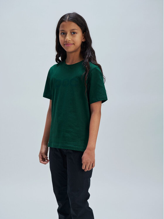POC POC T-Shirt POC Tee Jr Zielony Regular Fit