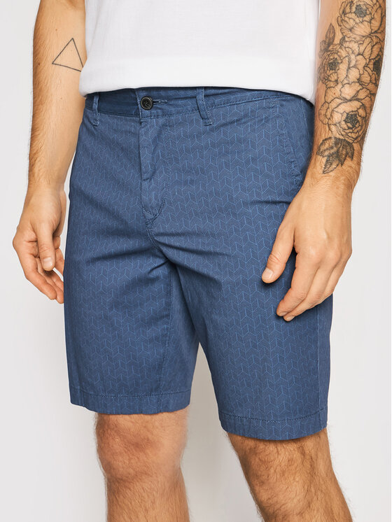 Pantaloncini di tessuto Schino 50447939 Blu scuro