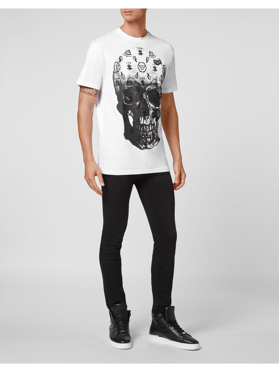 PHILIPP PLEIN PHILIPP PLEIN T-shirt 99 Bianco Regular Fit