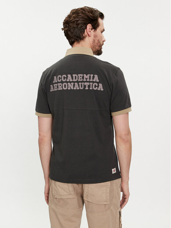 Aeronautica Militare Aeronautica Militare Polo majica 241PO1756J584 Siva Regular Fit