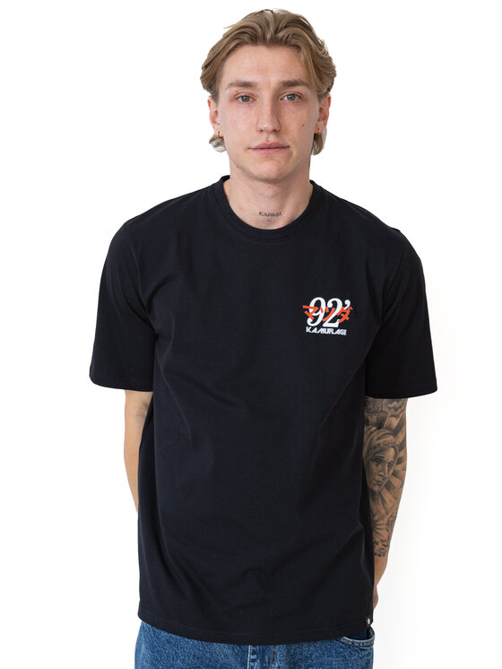 Kamuflage Kamuflage T-Shirt Dorito Czarny Comfortable Fit