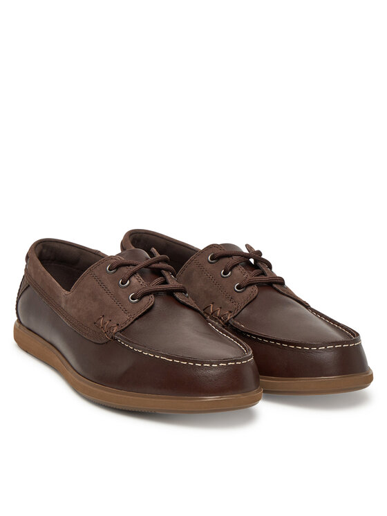 Clarks Clarks Мокасини Bratton Boat 26181271 Коричневий