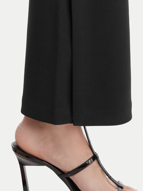 Calvin Klein Calvin Klein Текстилни панталони LV044B223G Черен Flare Fit