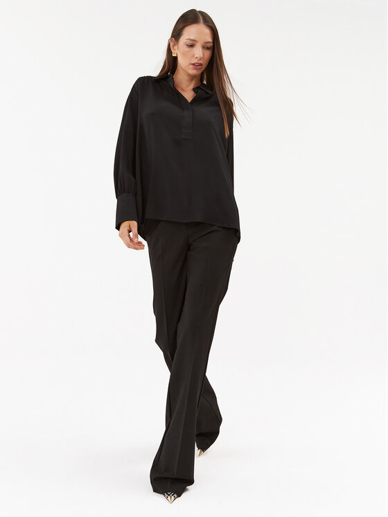 Marella Marella Παντελόνι υφασμάτινο Lerici 2331361838200 Μαύρο Regular Fit