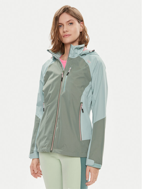 CMP CMP Větrovka 34Z5116 Zelená Regular Fit