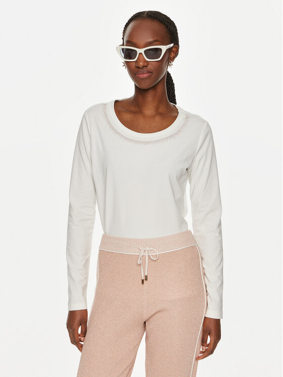 Liu Jo Sport Blúzka TF4077 JS088 Biela Regular Fit