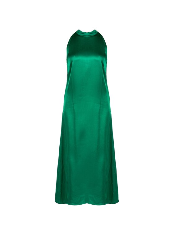 PINKO PINKO Φόρεμα καθημερινό 1N13DE Y8A4 Πράσινο Slim Fit