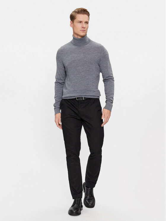 Calvin Klein Calvin Klein Dolčevita Superior K10K110420 Siva Slim Fit