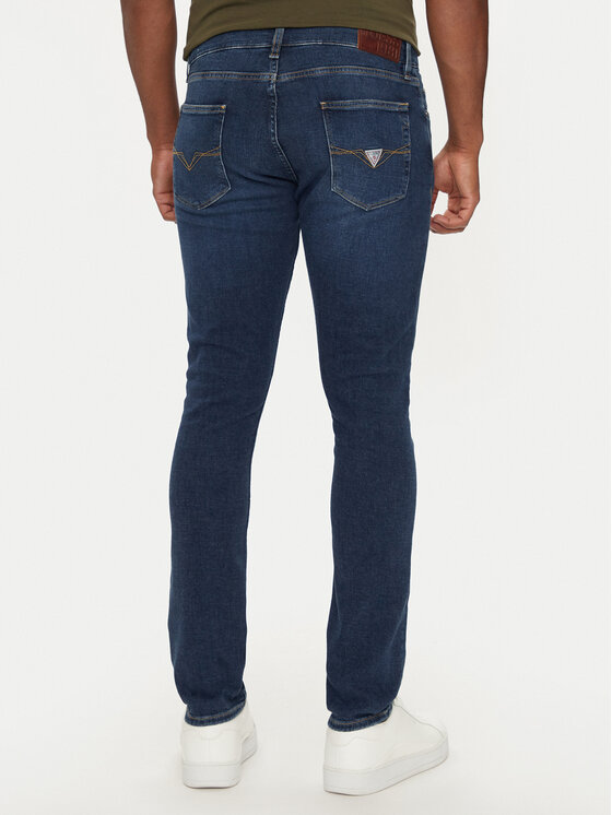 Guess Guess Farmer M4BA27 D5GQ2 Sötétkék Super Skinny Fit