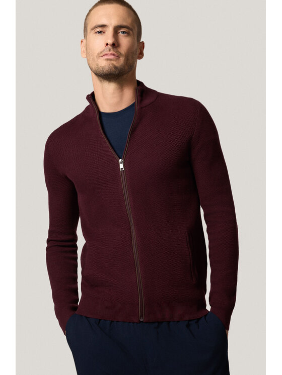 Próchnik Próchnik Kardigan PM14 SW073225000019 Bordowy Regular Fit