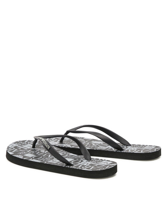 Emporio Armani Emporio Armani Žabky XVQS01 XN122 R625 Černá