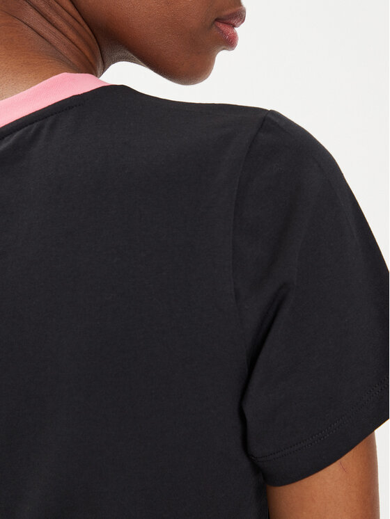 Juicy Couture Juicy Couture T-shirt Dump Him JCWCT23314 Crna Slim Fit