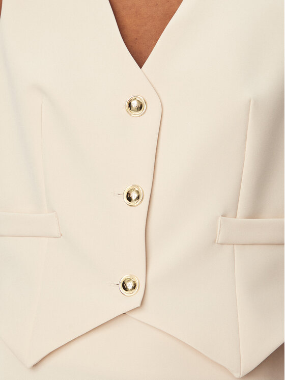 Rinascimento Rinascimento Anzugweste CFC0128644003 Beige Regular Fit