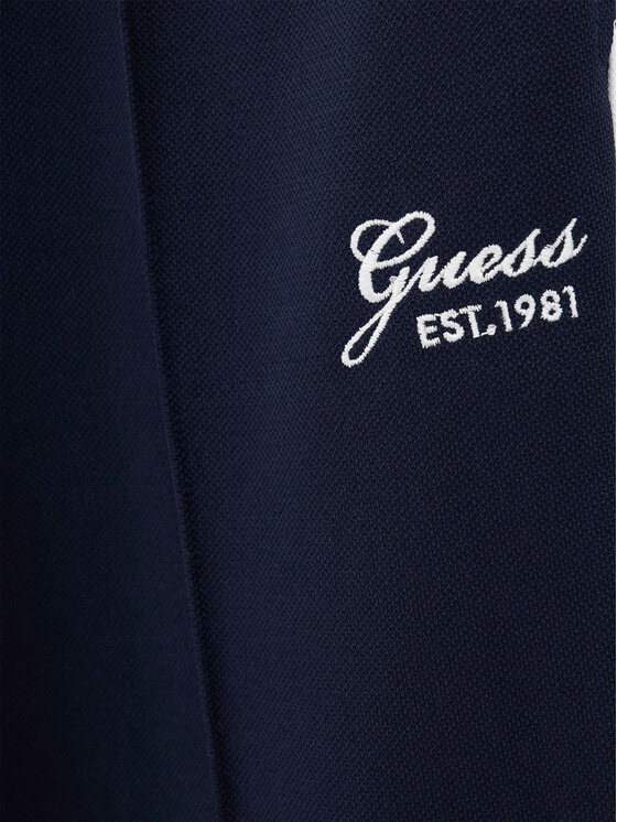 Guess Guess Teplákové kalhoty J6YB12 K3932 Tmavomodrá Regular Fit