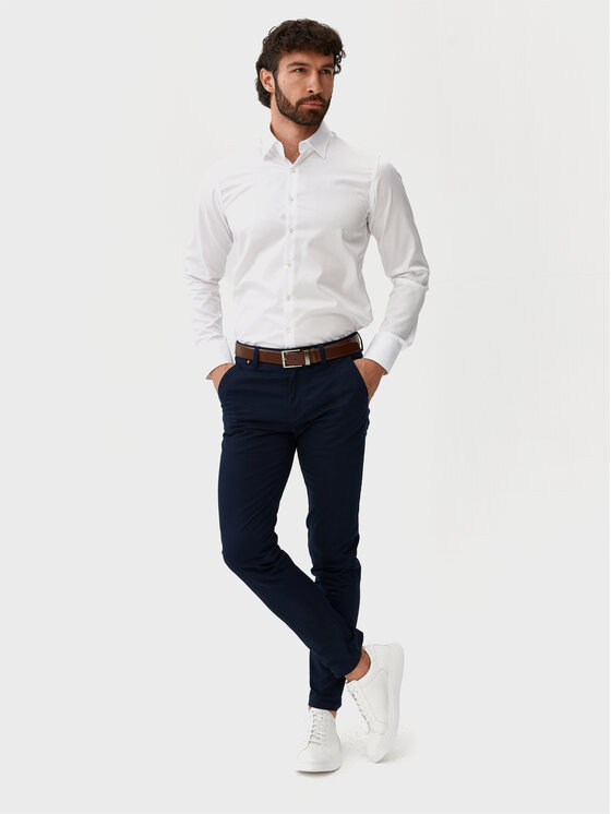 Evenemen Evenemen Koszula Tivro G Biały Slim Fit