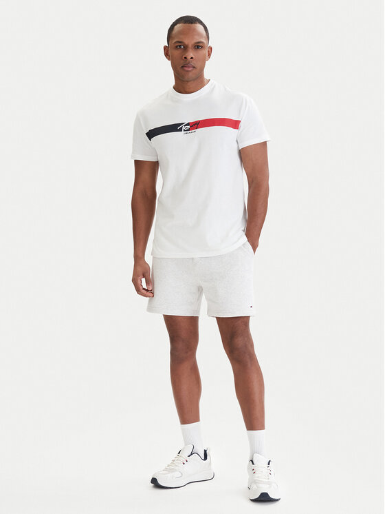 Tommy Jeans Tommy Jeans Спортни шорти DM0DM21931 Сив Regular Fit