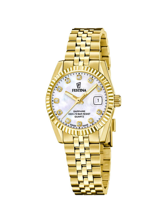 Festina Festina Hodinky F20089-1 Zlatá