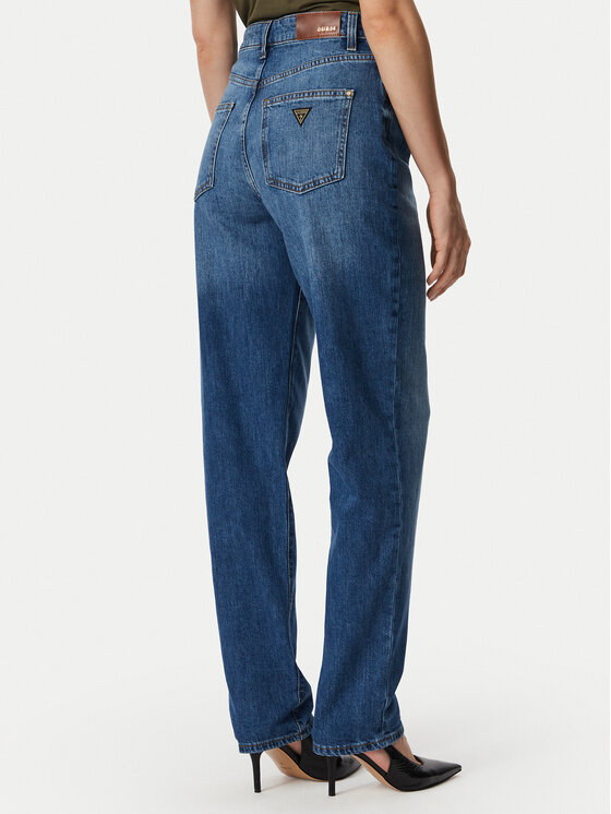 Guess Guess Jeansy W6YA3J D1541 Niebieski Tapered Leg