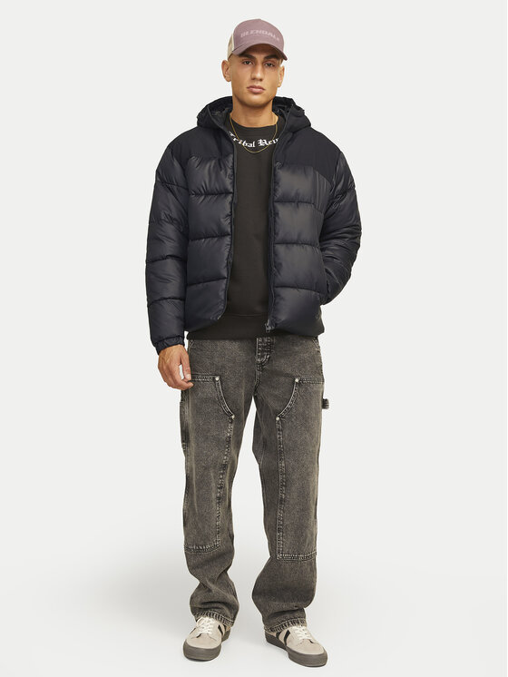 Jack&Jones Jack&Jones Зимно яке Moon 12256882 Черен Regular Fit