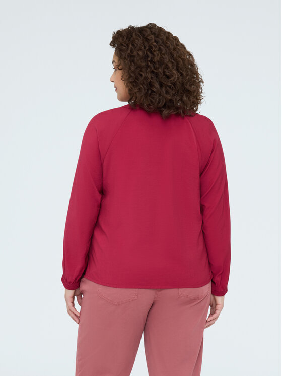 Fiorella Rubino Fiorella Rubino Bluzka 2051T002434N016 Bordowy A-Line Fit