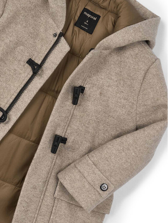 Mayoral Mayoral Зимно палто 4423 Бежов Regular Fit