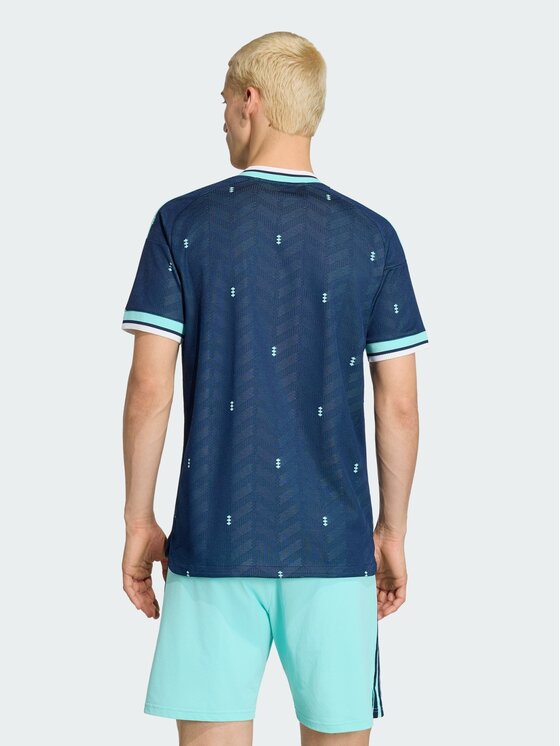 adidas adidas Koszulka techniczna 161908 Niebieski jasny Slim Fit