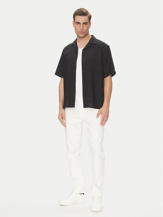Calvin Klein Calvin Klein Πουκάμισο LV04LC127G Μαύρο Regular Fit